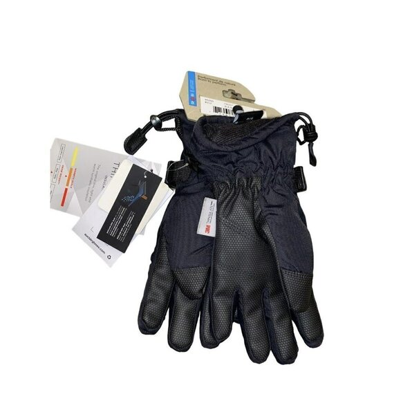 BNWT AUCLAIR GLOVES juniors size Small Blue Black Reflective - Picture 2 of 5